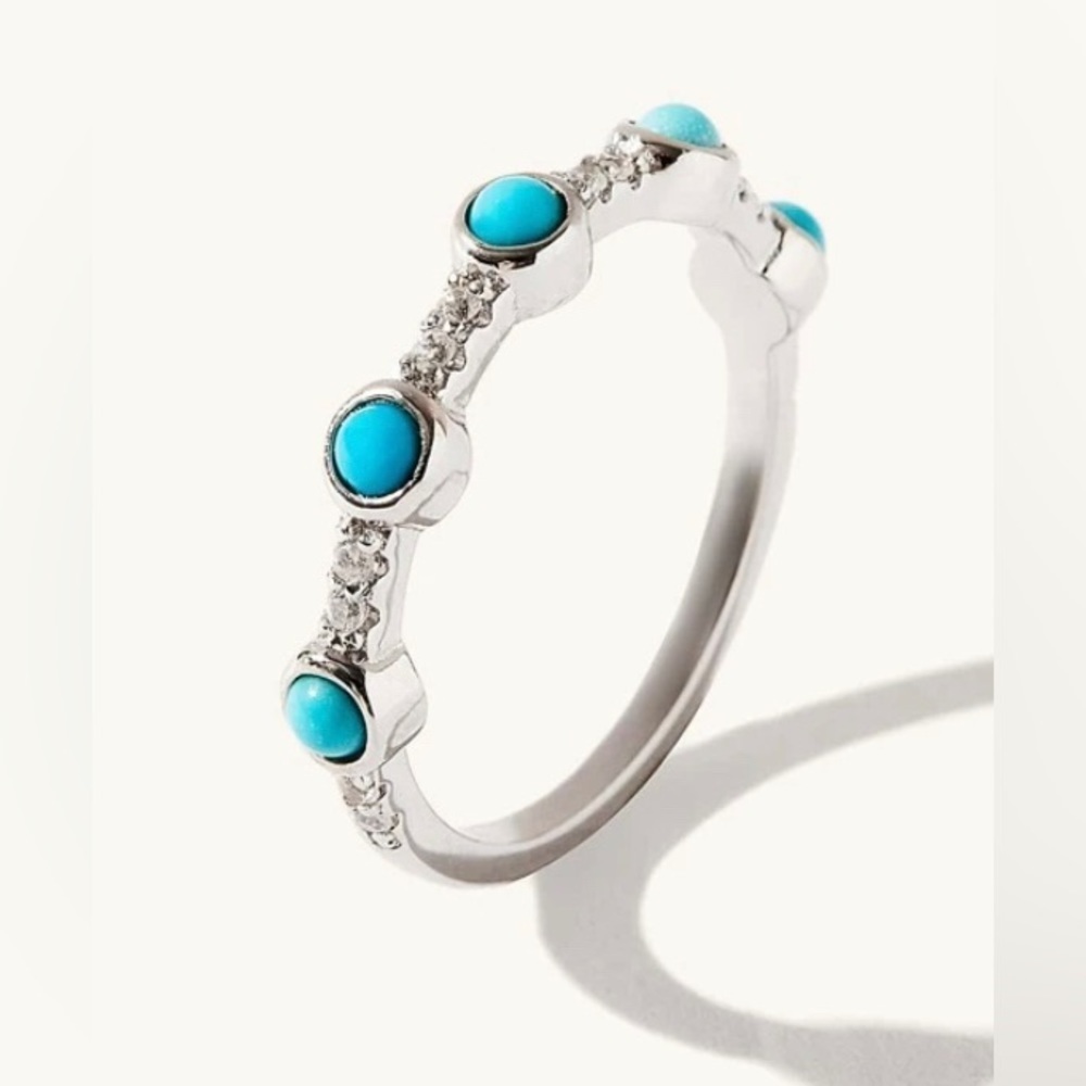 Vintage style turquoise ring